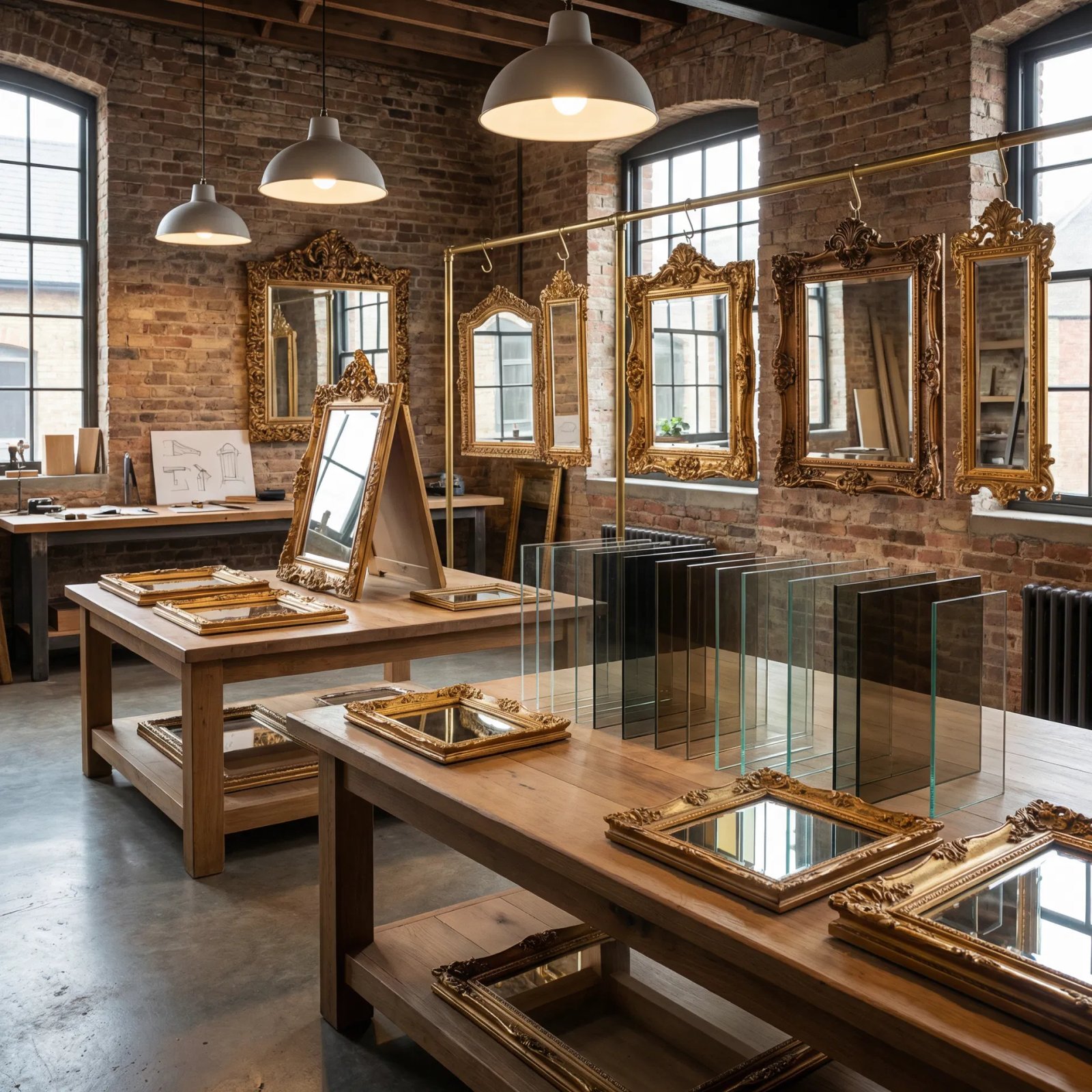 Oglindă la comandă pentru baie sau hol